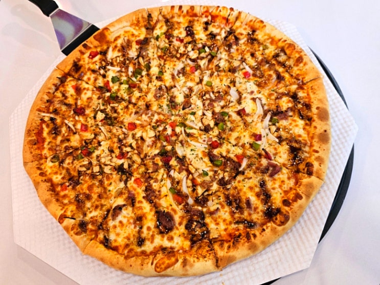 강동고덕동피자맛집 빅스타피자 코스트코피자크기 커다랗고 맛있는 피자 메뉴가격
