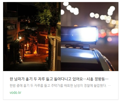 [오후뉴스] 한 남자가 흉기 두 자루 들고 돌아다니고 있어요…시흥 정왕동서 50분간 추격전