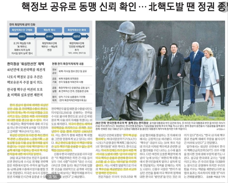 (4.27) 매일경제(한미정상 워싱턴선언, 시진핑 <b>젤렌스키</b> <b>통화</b>... 