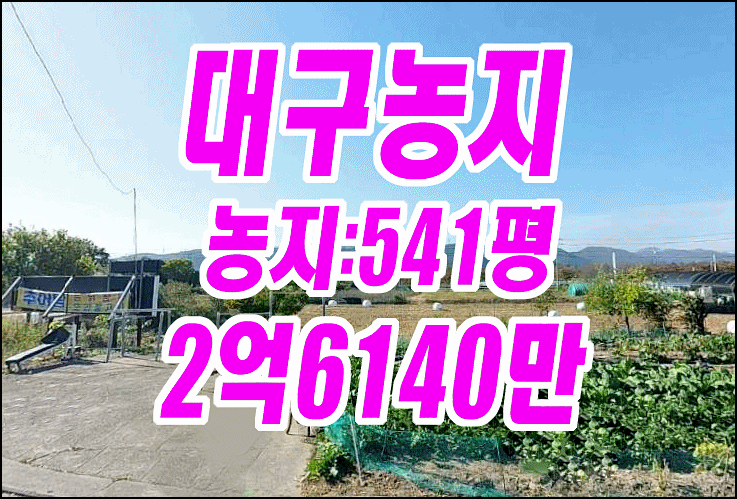 대구농지경매 달성군 다사읍 부곡리 농지 경매물건 땅 대구농지경매 달성군 다사읍 부곡리 농지 경매물건 땅
