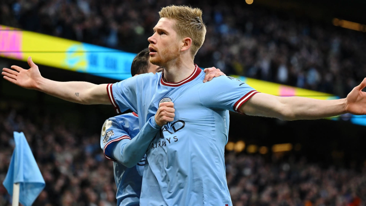 [EPL]'케빈 더 브라위너 멀티골' <b>맨시티</b>, <b>아스널</b>에 4-1 <b>대승</b>... 