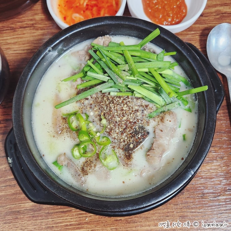 가산동 줄 서서 먹는 순댓국 맛집 순대의 명가 미각