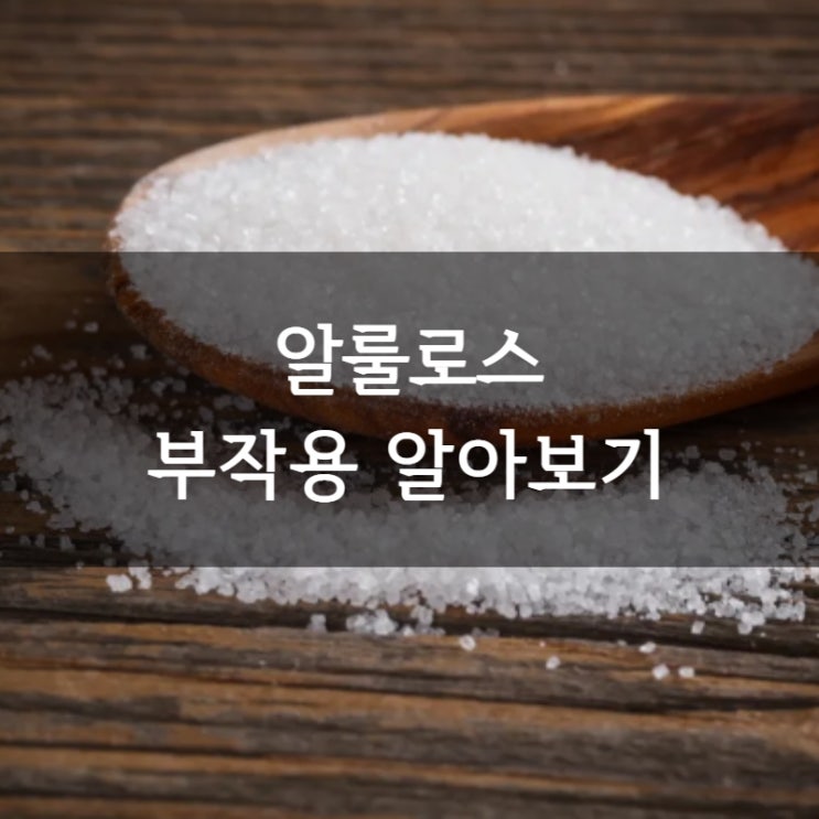  알룰로스부작용 및 칼로리 ㅣ 알룰로스 설탕과 차이점은?