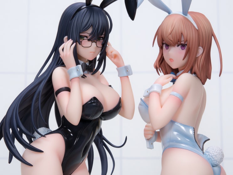  [ENSOUTOYS] 1/6 '흑바니 아오이 & 백바니 나츠메' 2개 세트 [이코모치]
