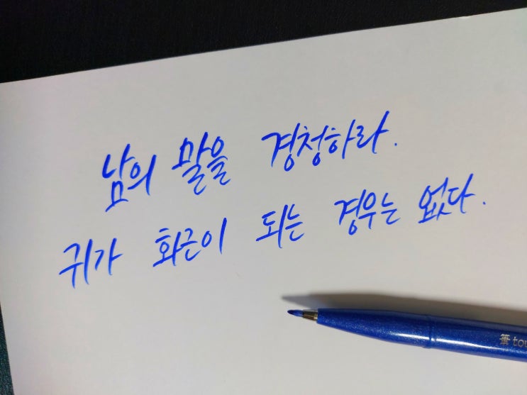  남의 말을 경청하라. 귀가 화근이 되는 경우는 없다.
