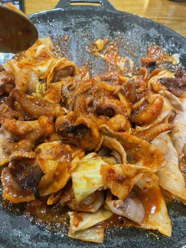 [금천구/가산디지털단지역] 쭈삼 맛집 ㅣ &lt;서천집&gt; 쭈꾸미삼겹살, 계란찜, 볶음밥까지