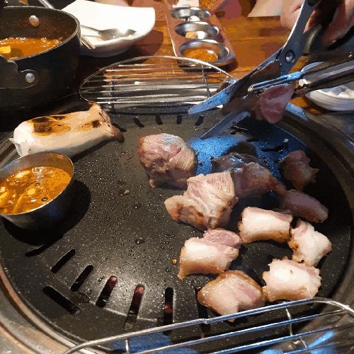  잠실새내 맛집 육즙이 풍부한 신천돼지 콜키지 프리 이용