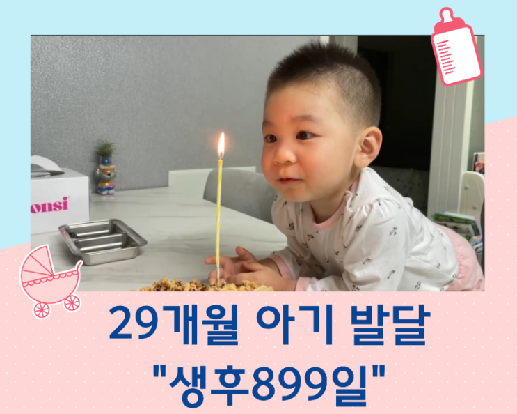  29개월 아기 발달/생후 899일