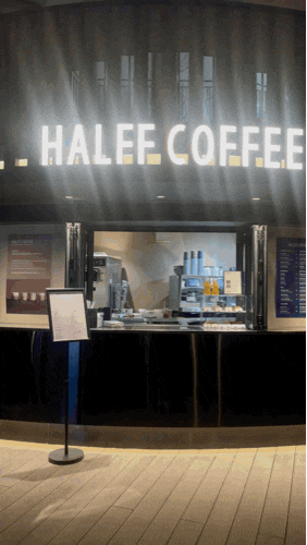  [ 신시아맛집 / 시흥카페 ] 시흥 신세계 프리미엄 아울렛에 생긴 Haff Coffee 하프커피 오픈 첫 날 방문 후기 ( 버터크림라떼, 아이스크림라떼, 약과 크로플 )