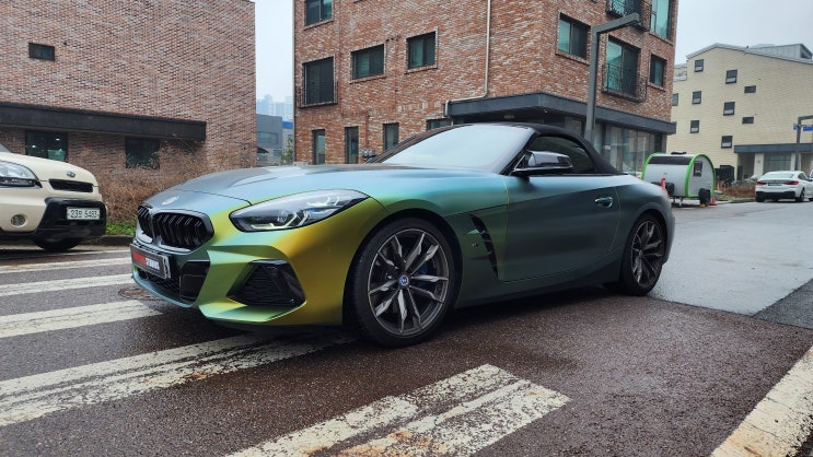  화성랩핑 BMW Z4 카멜레온 전체랩핑!!