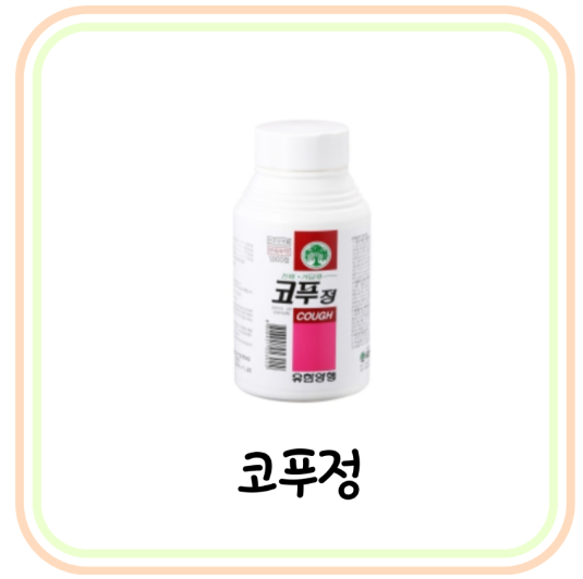 진해거담제 코푸정 성분 및 부작용 (# 코대원정, 코데날정, 코푸시럽에스)