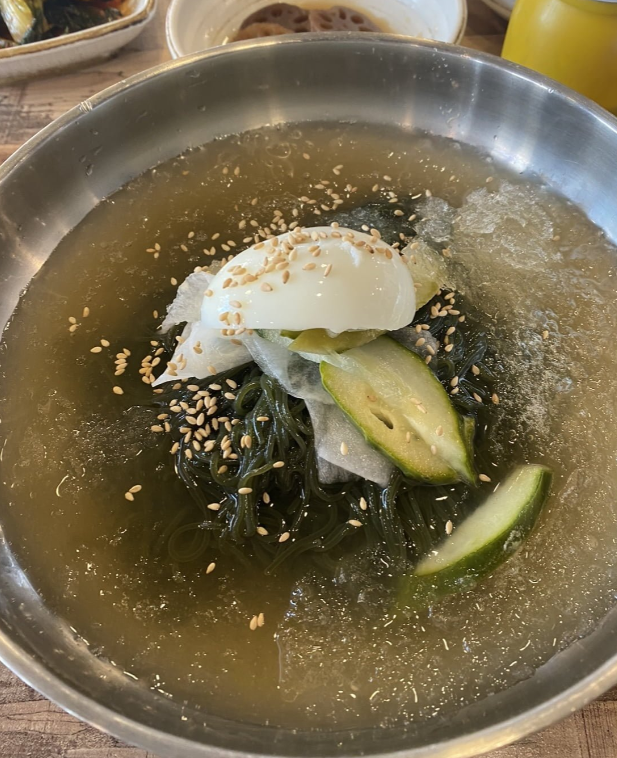  시원한 물냉면 계절 돌아왔네요