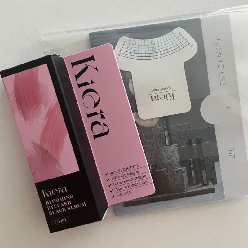 키에라 속눈썹 영양제 블랙, 마스카라 효과까지 !