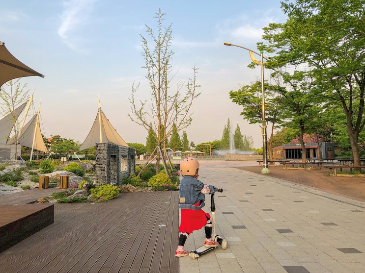  김포공원 - 아이와 나들이 걸포중앙공원에 킥보드타러 고고~