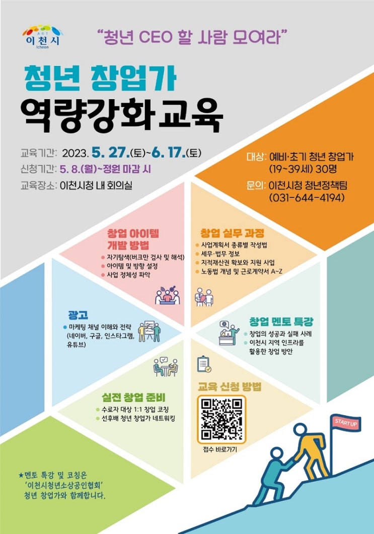 한국창업아이템협회, 이천시 청년창업가 역량강화 교육 수행