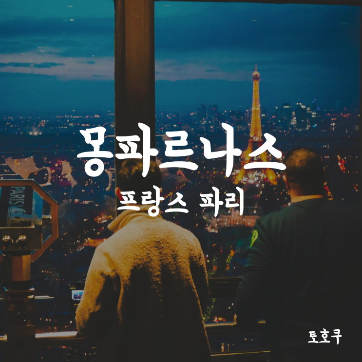  [프랑스/파리] 에펠탑이 밝게 빛나는 몽파르나스 타워 전망대 (파리야경, Montparnasse)