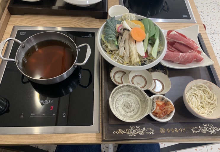  가성비 좋은 시민공원역 1인 샤브샤브 맛집 청담동샤브