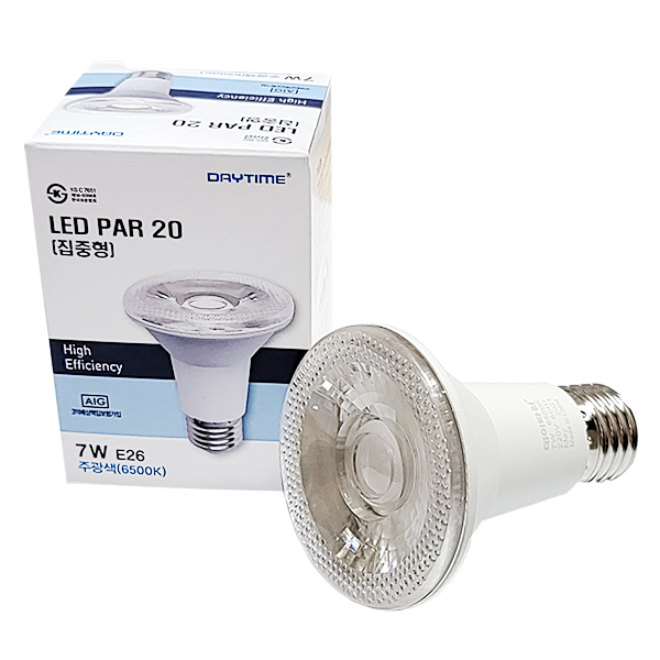 데이타임 LED PAR20 집중형 램프 7W
