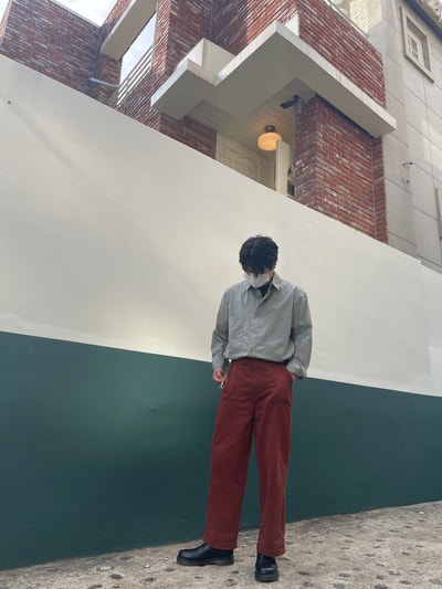  남자 닥터마틴 첼시부츠 셔츠 ootd