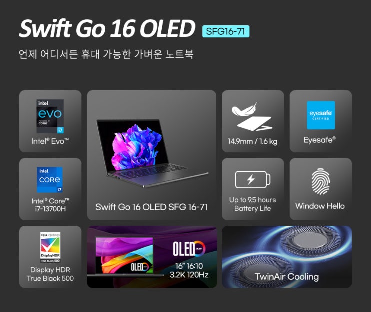  에이서 스위프트 고 GO 16 구매기 / ACER SWIFT GO 16
