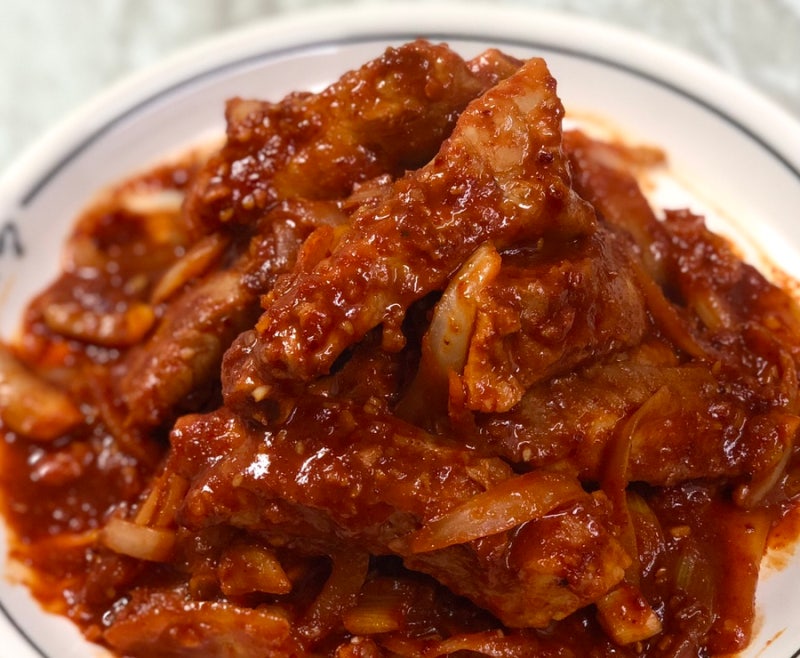 [오늘 점심은?] 매운 돼지등갈비 찜