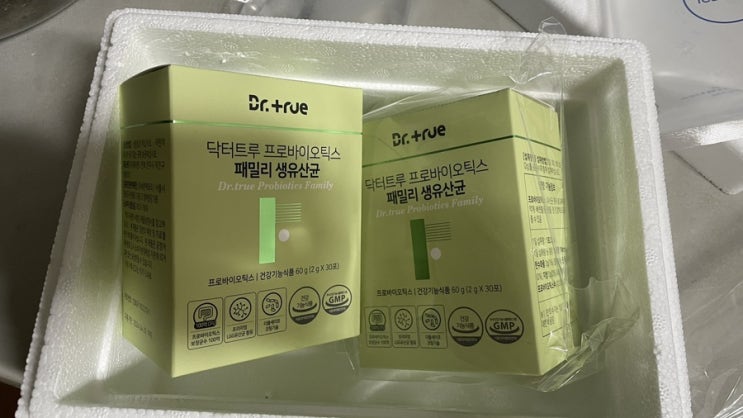 예민한 내 장건강 이 친구에게 맡겼습니다! LGG유산균 (닥터트루 프로바이오틱스 패밀리 생유산균)
