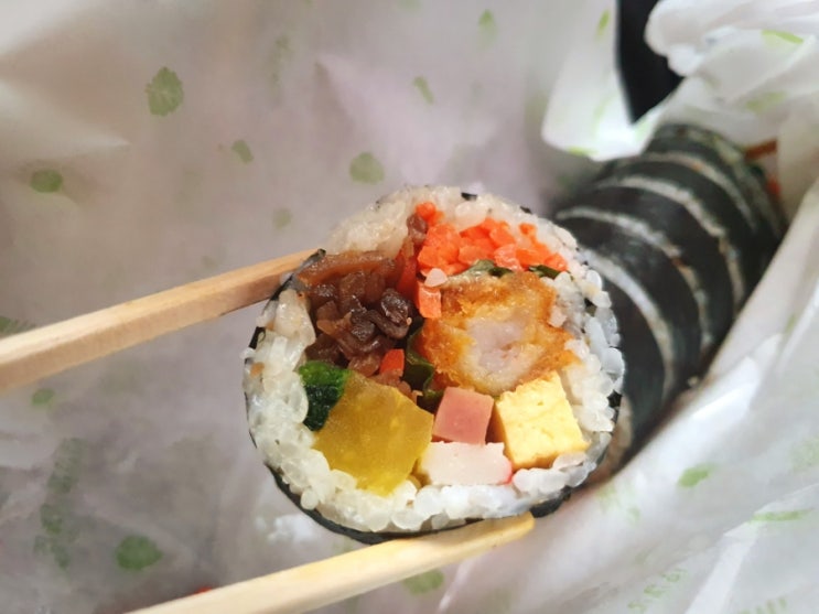  김밥은 역시 고봉민 김밥 새우김밥 메뉴 추천