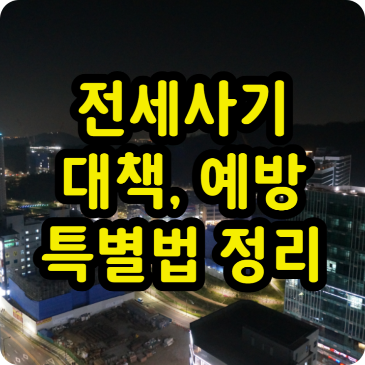  전세사기 피해자 대책 특별법 정리와 총평