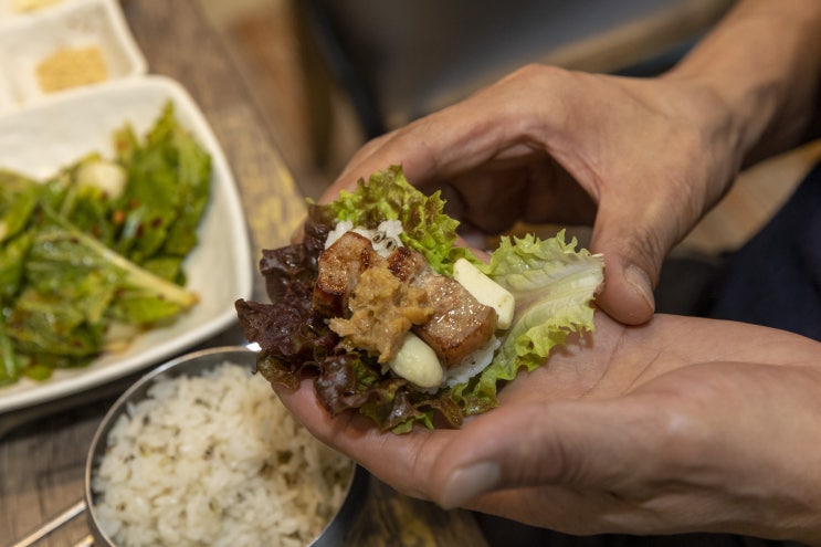  광명역맛집 :: 직장인 점심 밥집 '밤일마을제주흑돈 본점'