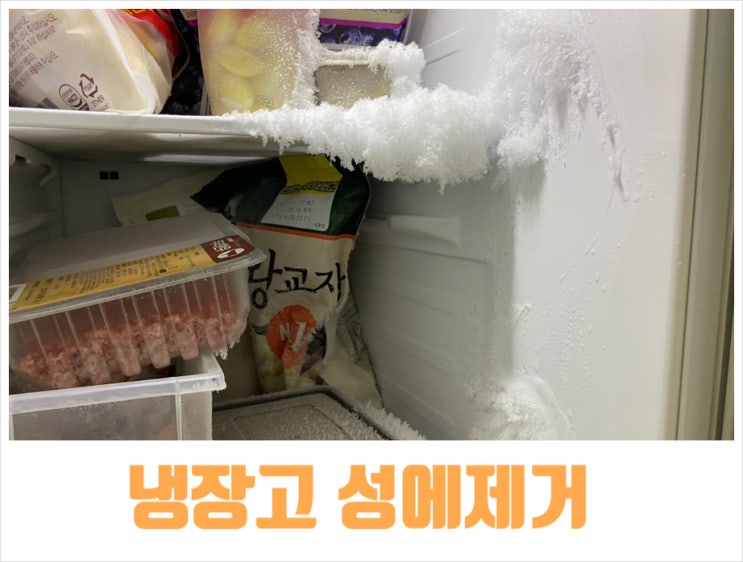 냉장고 성에제거방법 냉동고 냉동실 성에원인 예방법