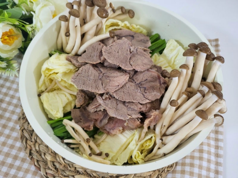 소고기 아롱사태수육전골 만들기 고기소녀 아롱사태찜 수육 소스 레시피 : 네이버 블로그