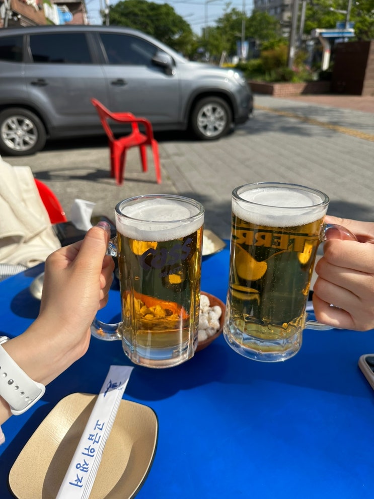  성북동 맛집  '새천년' 에서 옛날치킨에 맥주 - 내돈내산