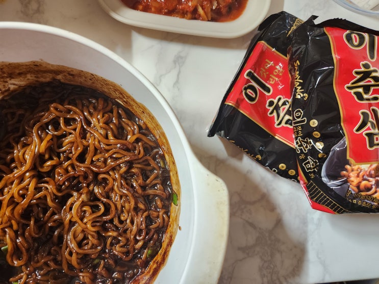  삼양 이춘삼 짜빠게티 젤 싸서 사봤는데 맛은