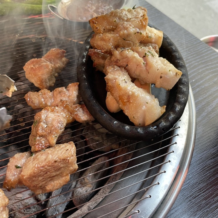  합정고기집 중에 제일 맛있는 합정 피그바에서 끝내주는 목살 먹었어요 진짜 엄청난 목살맛집 인정