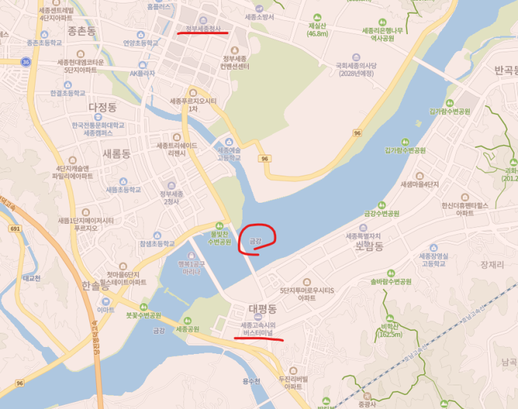  세종시 아파트 대전 1호선 지하철 알아보기