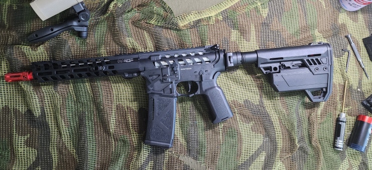  악튜러스 ARCTURUS x C.A.T LEGEND 10인치 완벽한 AIRSOFT GUN. 해외 직구 리뷰 언박싱 (전 세계 최초 기계식 프리코킹 기능 탑재)