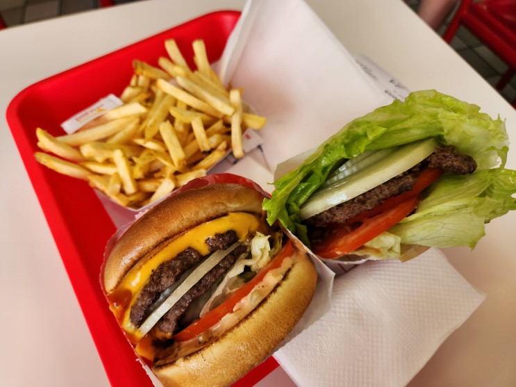 미국3대 햄버거 IN N OUT 인앤아웃 버거 프로틴스타일 히든메뉴 시크릿 주문방법 가격