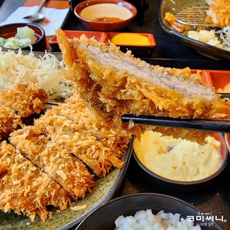 [강동구 성내동/ 강동구청 돈가스 맛집] 메차쿠차 강동구청점 냉모밀도 별미!