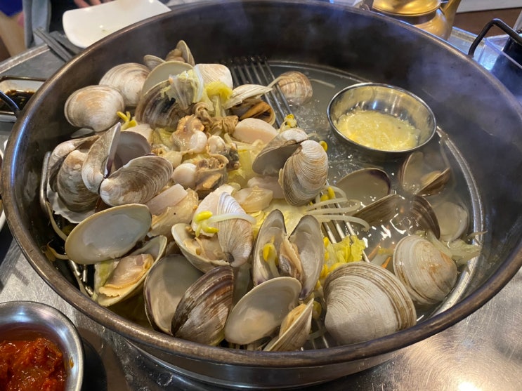  성남 은행동 맛집 찜통술통 조개찜 로컬맛집