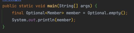  [JAVA] Optional