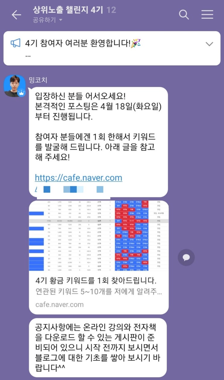  블린이 성장일기 - 밍코치님 블로그 상위노출 챌린지 4기 후기(ft.성공 후 환급!)