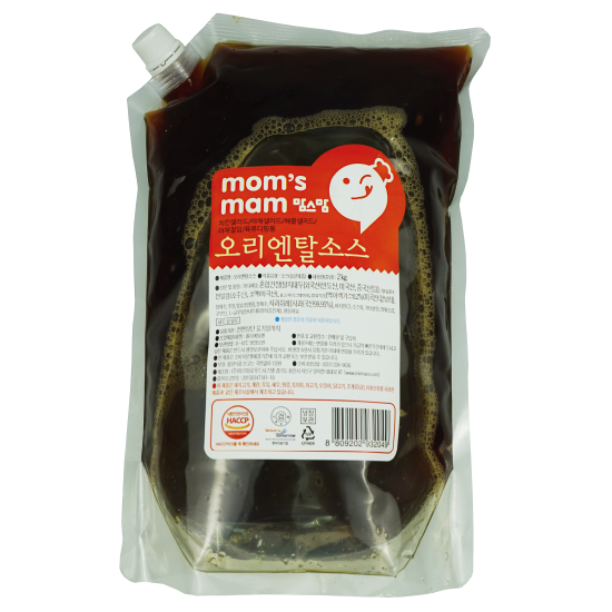  맘스맘 오리엔탈 소스 (2kg x 3개입) 야채 연어 샐러드 드레싱 양념 맛집 비법