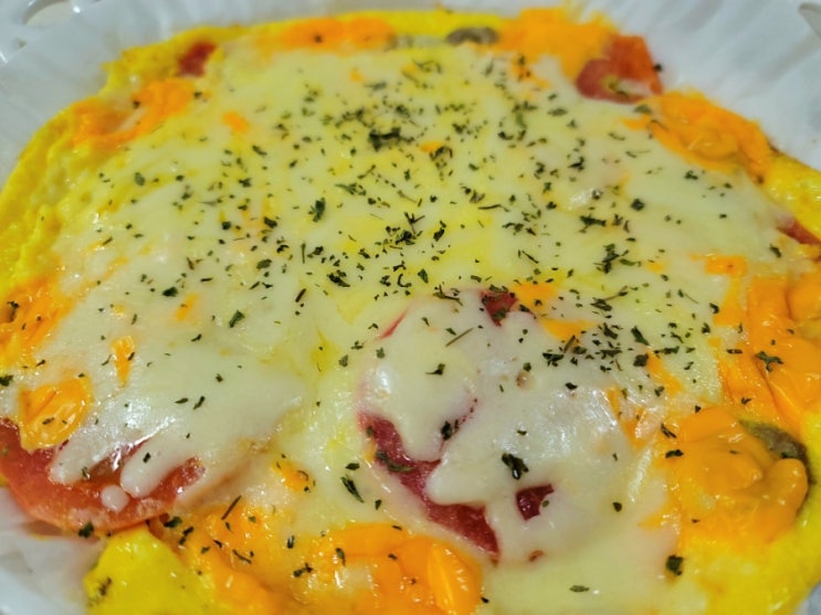  다이어트 밤야식 토마토요리 치즈피자