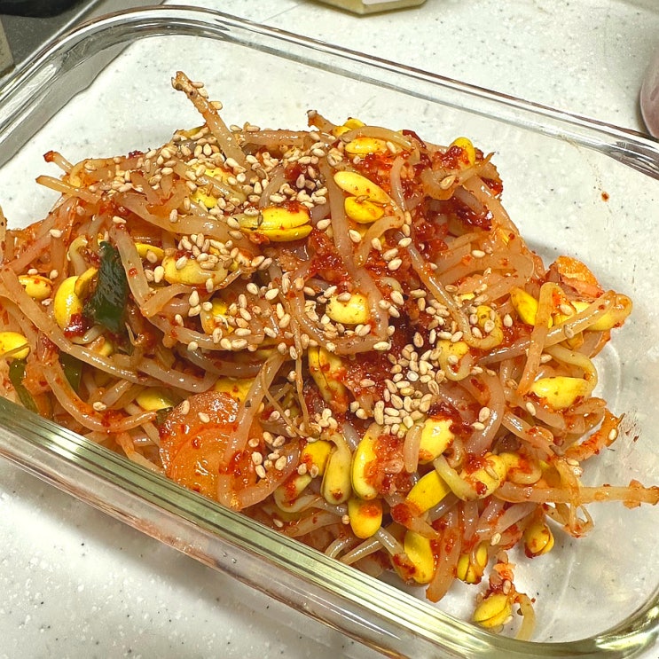  [요리] 입맛없을 때 딱, 콩나물 무침