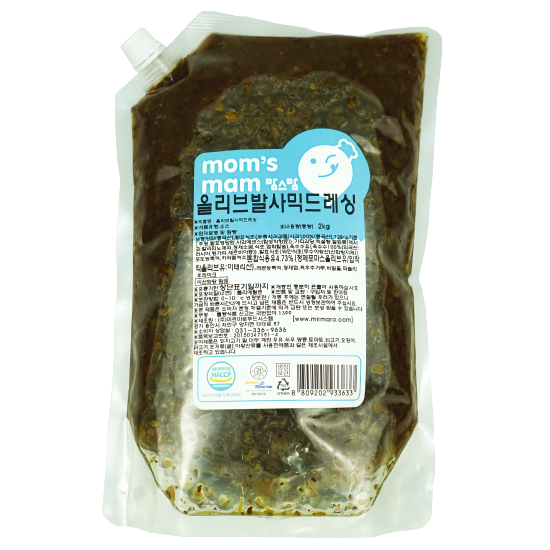  맘스맘 올리브발사믹 드레싱 (2kg x 3개입) 샐러드 샌드위치 디핑