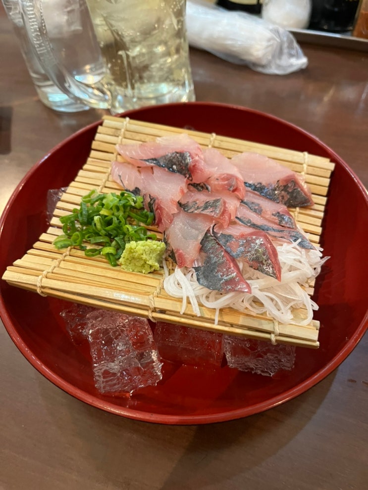 벳푸 이자카야 로바타진(ろばた焼まるとく)후기 (아이폰 번역기 )