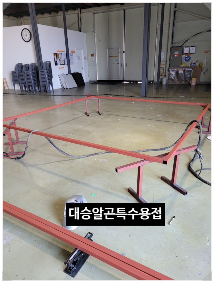  출장용접(서울,파주,양주,의정부) 각파이프 구조물 제작