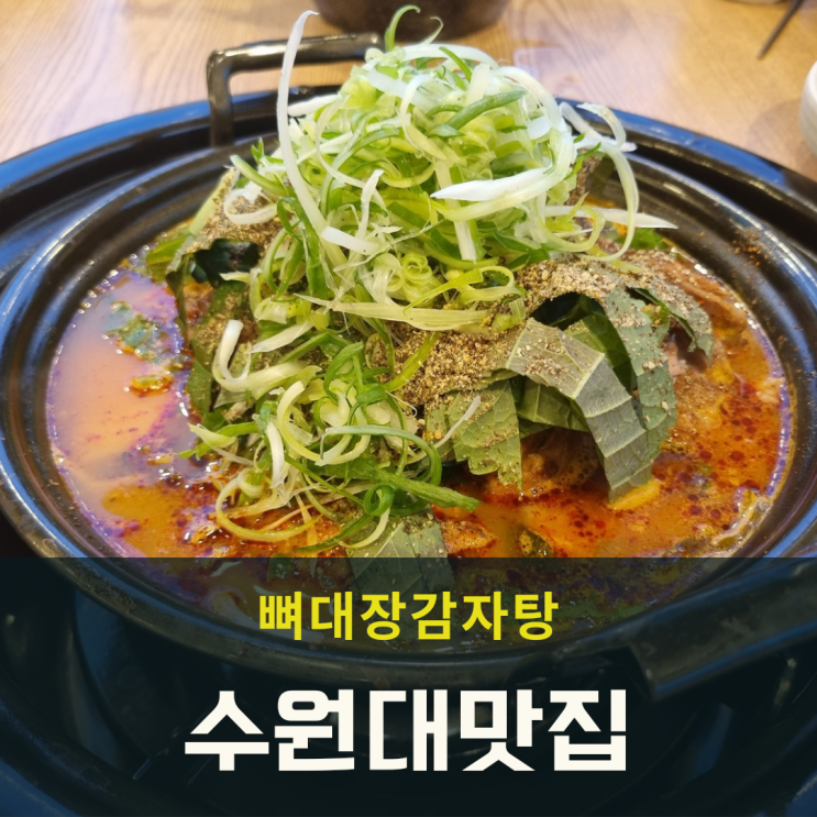  화성 수원대맛집 뼈대장감자탕