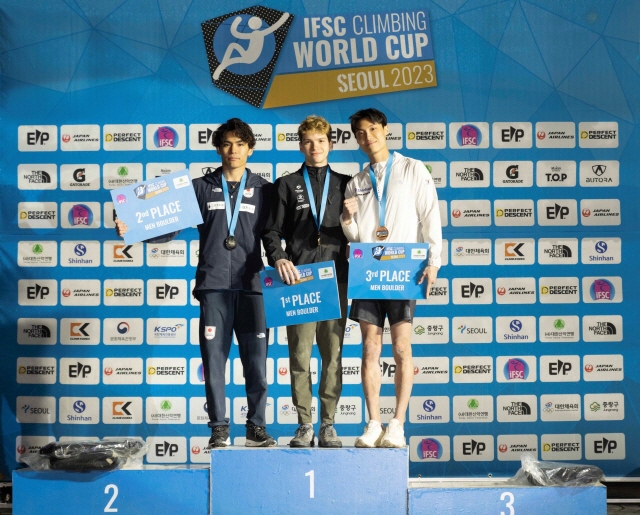 천종원, 스포츠클라이밍 <b>월드컵</b> 볼더링 부문 <b>동메달</b> 획득