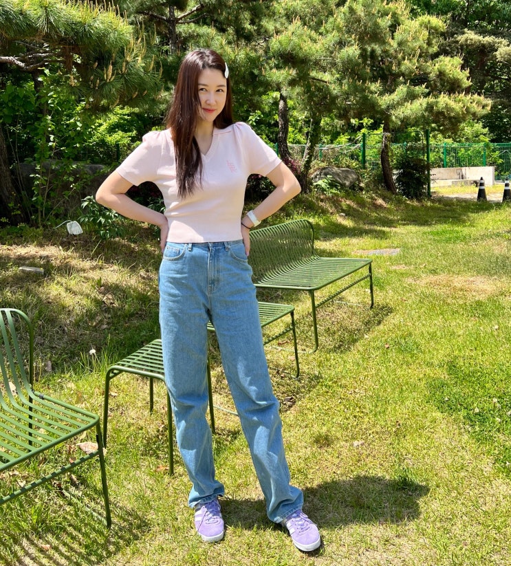  예쁜 잇터 iter 여자 반팔니트로 여름코디 데일리룩 3가지!